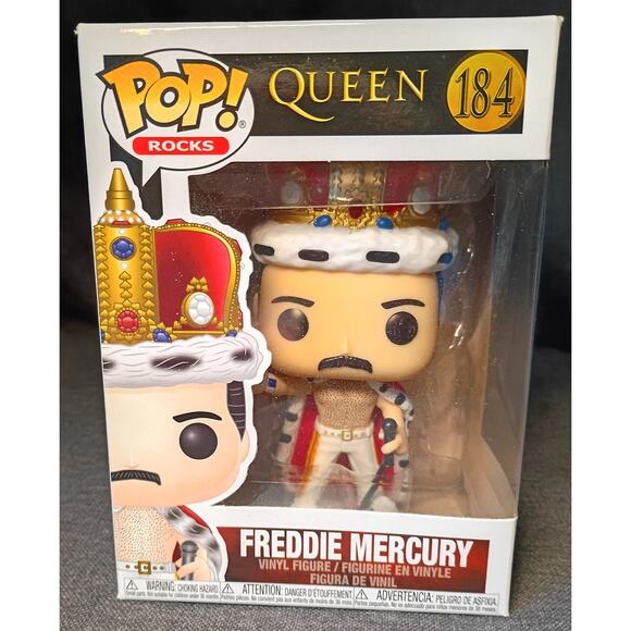 Funko POP! Rocks Queen Freddie Mercury #184 Vinyl Figure - Picture 1 of 6